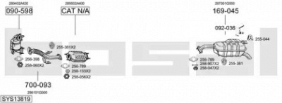 BOSAL sys13819 -