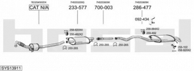 BOSAL sys13911 -