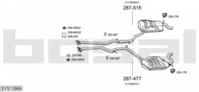BOSAL sys13969 -