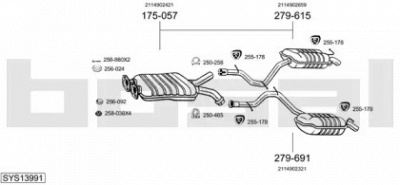 BOSAL sys13991 -