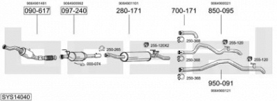 BOSAL sys14040 -
