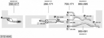 BOSAL sys14045 -  