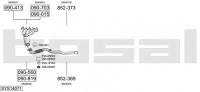 BOSAL sys14071 -