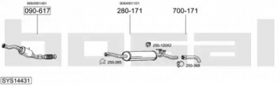 BOSAL sys14431 -