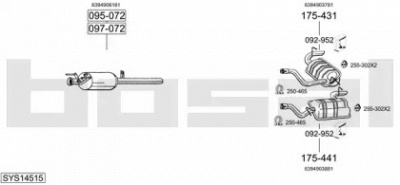 BOSAL sys14515 -