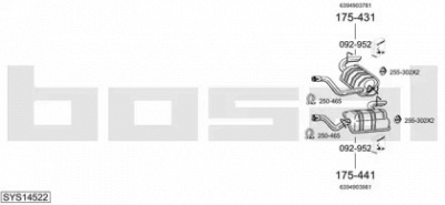 BOSAL sys14522 -