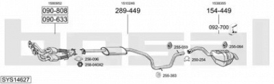 BOSAL sys14627 -