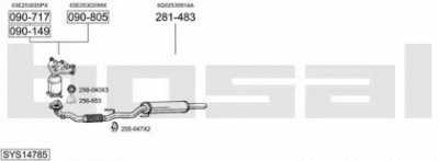 BOSAL sys14785 -