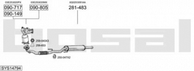BOSAL sys14794 -
