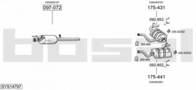 BOSAL sys14797 -  