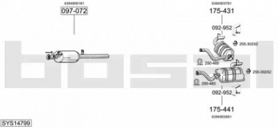 BOSAL sys14799 -