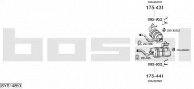 BOSAL sys14850 -