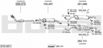 BOSAL sys14871 -