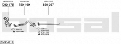 BOSAL sys14912 -