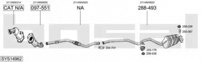 BOSAL sys14962 -  