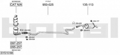 BOSAL sys15188 -