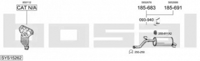BOSAL sys15262 -  