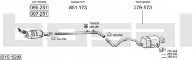 BOSAL sys15298 -
