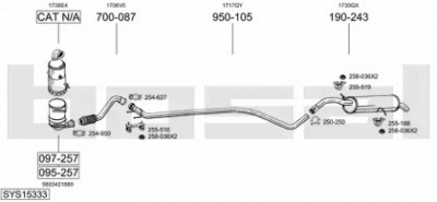 BOSAL sys15333 -  