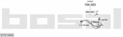 BOSAL sys15405 -