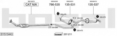 BOSAL sys15443 -
