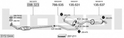 BOSAL sys15444 -  