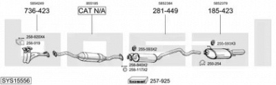 BOSAL sys15556 -  