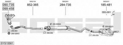 BOSAL sys15561 -  