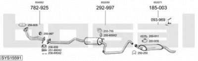 BOSAL sys15591 -