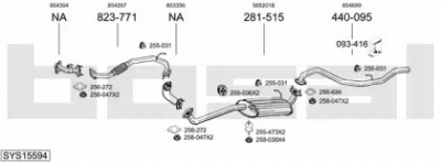 BOSAL sys15594 -