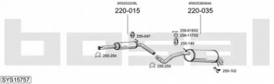 BOSAL sys15757 -  