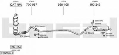 BOSAL sys15974 -