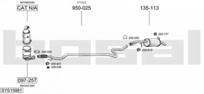 BOSAL sys15981 -  