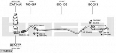 BOSAL sys15992 -