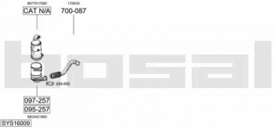 BOSAL sys16009 -