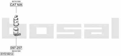 BOSAL sys16012 -  
