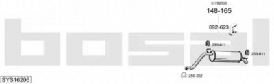 BOSAL sys16206 -  