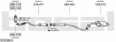BOSAL sys16814 -  