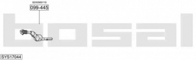 BOSAL sys17044 -  