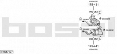 BOSAL sys17127 -