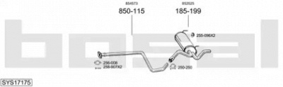 BOSAL sys17175 -