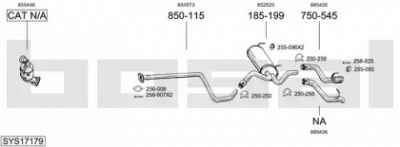 BOSAL sys17179 -