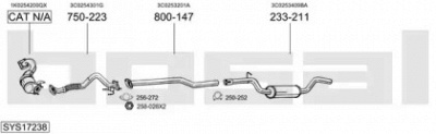 BOSAL sys17238 -