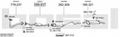 BOSAL sys17257 -