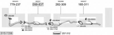 BOSAL sys17258 -