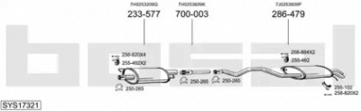 BOSAL sys17321 -  