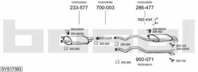 BOSAL sys17383 -  
