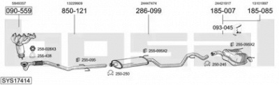 BOSAL sys17414 -  
