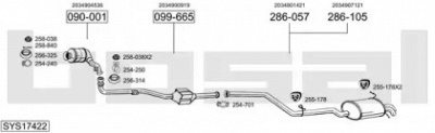 BOSAL sys17422 -  