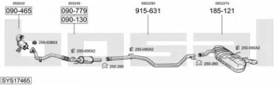 BOSAL sys17465 -